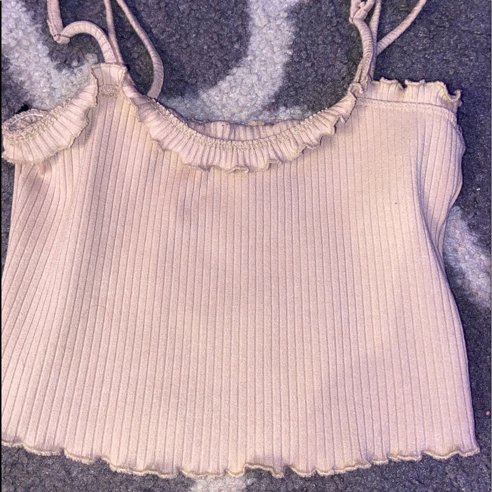 juniors cropped tank top